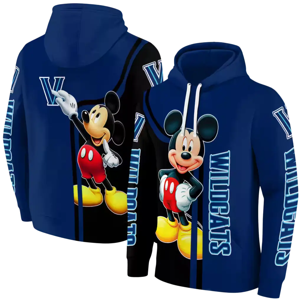 villanova wildcats mickey mouse navy black hoodie fashion forward villanova wildcats mickey mouse navy black hoodie fashion forward