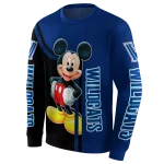 villanova wildcats mickey mouse navy black hoodie best selling