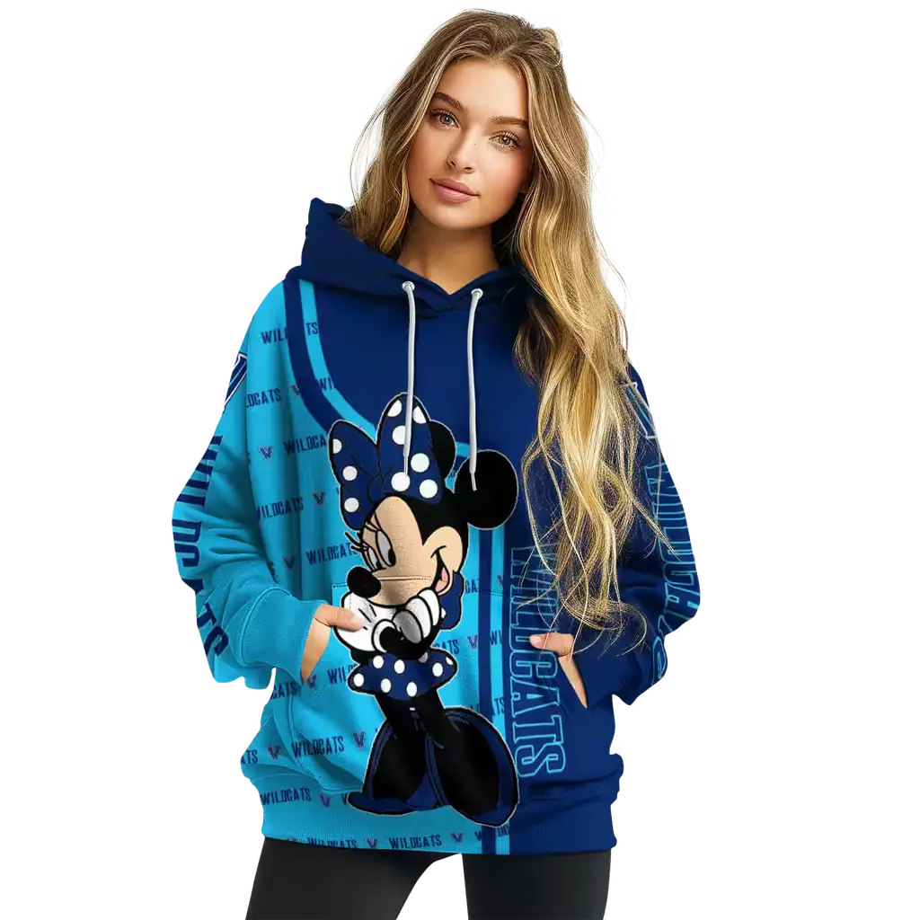 villanova wildcats minnie mouse navy hoodie high quality villanova wildcats minnie mouse navy hoodie high quality