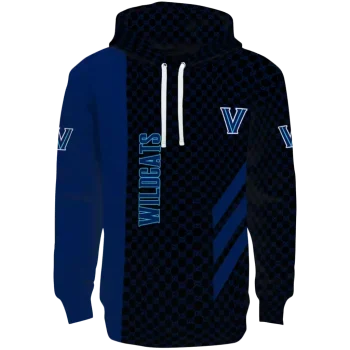 villanova wildcats monogram pattern navy hoodie best selling