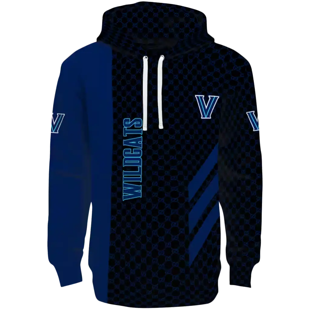 villanova wildcats monogram pattern navy hoodie best selling villanova wildcats monogram pattern navy hoodie best selling