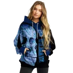villanova wildcats skull motif navy black hoodie best selling