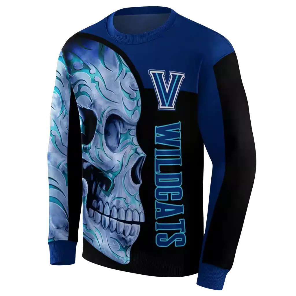 villanova wildcats skull motif navy black hoodie new arrival villanova wildcats skull motif navy black hoodie new arrival