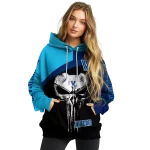 villanova wildcats skull punisher light blue black hoodie best selling