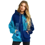 villanova wildcats splatter effect navy hoodie best selling