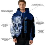 villanova wildcats sugar skull navy black hoodie best selling