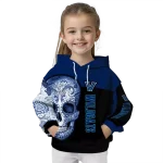 villanova wildcats sugar skull navy black hoodie best selling