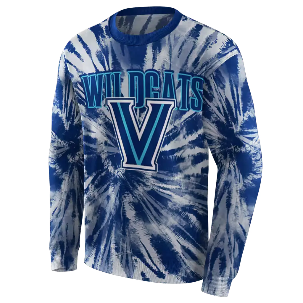 villanova wildcats tie dye pattern navy hoodie new arrival villanova wildcats tie dye pattern navy hoodie new arrival