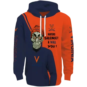 virginia cavaliers achmed skull blue hoodie best selling