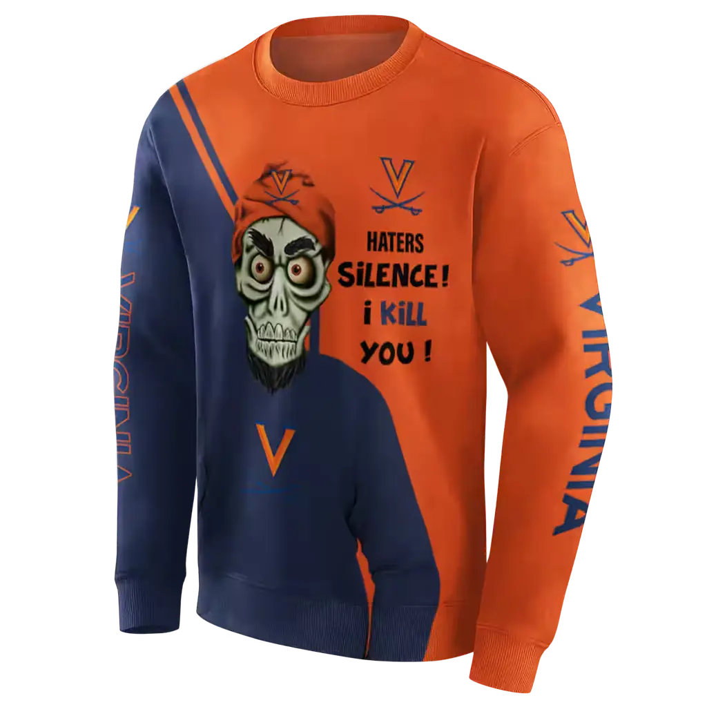 virginia cavaliers achmed skull blue hoodie new arrival virginia cavaliers achmed skull blue hoodie new arrival
