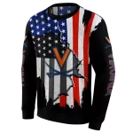 virginia cavaliers american pride black hoodie best selling