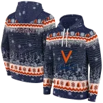 virginia cavaliers christmas trees blue hoodie best selling