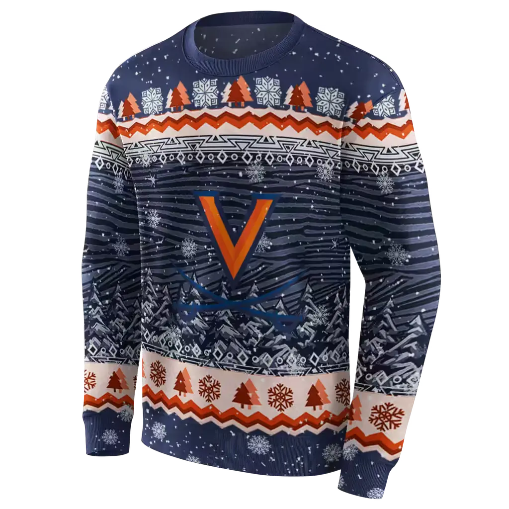 virginia cavaliers christmas trees blue hoodie new arrival virginia cavaliers christmas trees blue hoodie new arrival