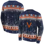 virginia cavaliers christmas trees blue hoodie best selling