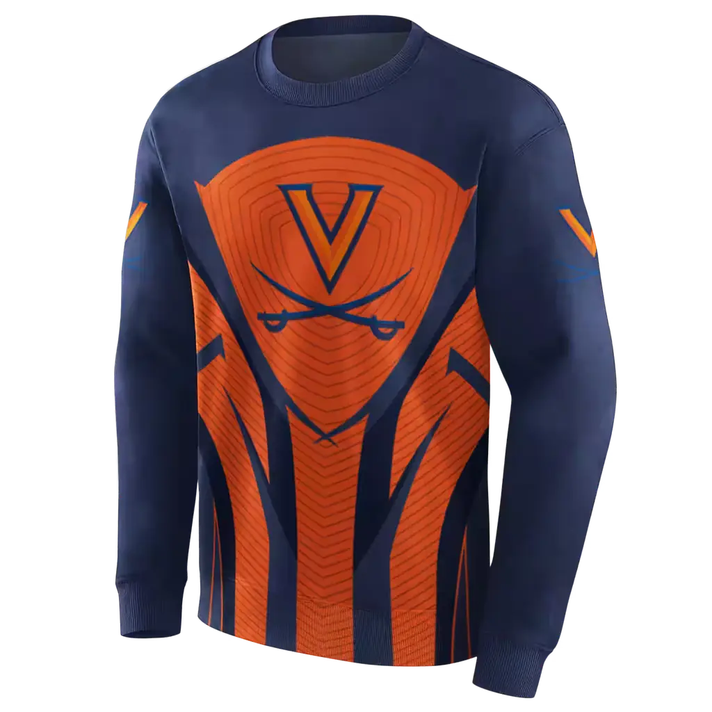 virginia cavaliers concentric lines blue black hoodie new arrival virginia cavaliers concentric lines blue black hoodie new arrival