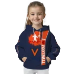 virginia cavaliers football heartbeat blue hoodie best selling