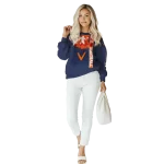 virginia cavaliers football heartbeat blue hoodie best selling
