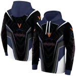 virginia cavaliers futuristic pattern blue black hoodie best selling