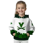 virginia cavaliers lucky motif white green hoodie best selling
