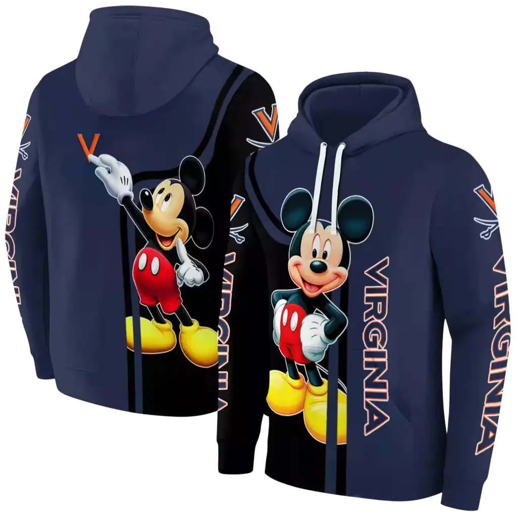 virginia cavaliers mickey mouse blue black hoodie fashion forward virginia cavaliers mickey mouse blue black hoodie fashion forward