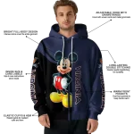 virginia cavaliers mickey mouse blue black hoodie best selling