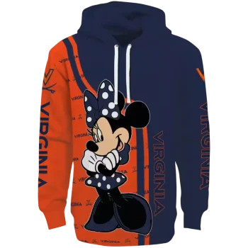 virginia cavaliers minnie mouse blue hoodie best selling