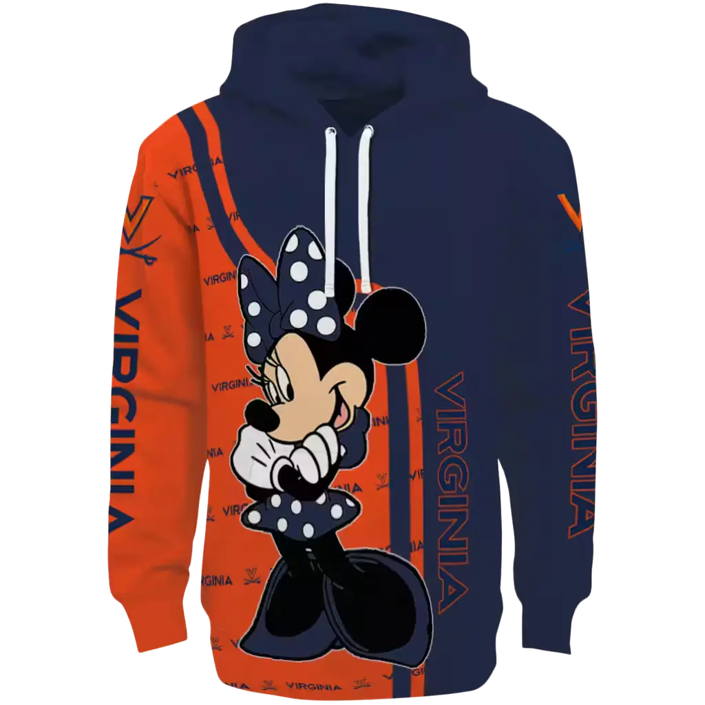 virginia cavaliers minnie mouse blue hoodie best selling virginia cavaliers minnie mouse blue hoodie best selling