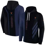 virginia cavaliers monogram pattern blue hoodie best selling