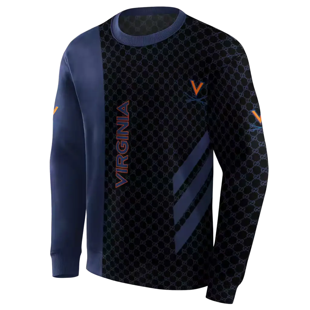 virginia cavaliers monogram pattern blue hoodie new arrival virginia cavaliers monogram pattern blue hoodie new arrival
