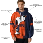 virginia cavaliers playful snoopy blue hoodie best selling