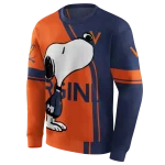 virginia cavaliers playful snoopy blue hoodie best selling
