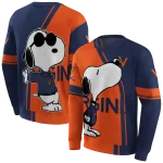 virginia cavaliers playful snoopy blue hoodie best selling