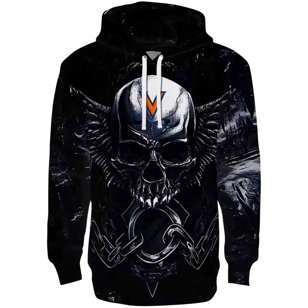 virginia cavaliers skull artwork blue black hoodie best selling virginia cavaliers skull artwork blue black hoodie best selling