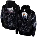 virginia cavaliers skull artwork blue black hoodie best selling