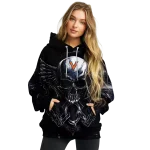 virginia cavaliers skull artwork blue black hoodie best selling