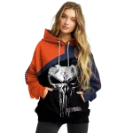 virginia cavaliers skull punisher orange black hoodie best selling