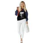 virginia cavaliers skull punisher orange black hoodie best selling