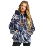 virginia cavaliers tie dye pattern blue hoodie best selling