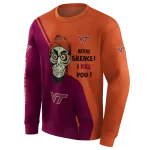 virginia tech hokies achmed skull maroon hoodie best selling
