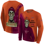 virginia tech hokies achmed skull maroon hoodie best selling