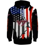virginia tech hokies american pride black hoodie best selling