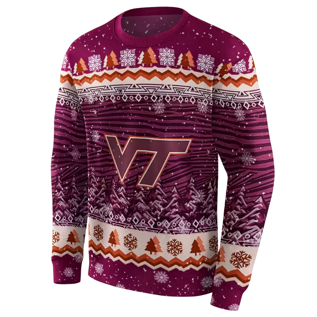 virginia tech hokies christmas trees maroon hoodie new arrival virginia tech hokies christmas trees maroon hoodie new arrival