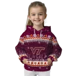 virginia tech hokies christmas trees maroon hoodie best selling