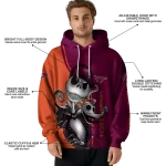 virginia tech hokies jack skellington maroon hoodie best selling