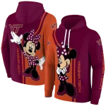 virginia tech hokies minnie mouse maroon hoodie best selling