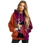 virginia tech hokies minnie mouse maroon hoodie best selling