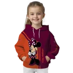 virginia tech hokies minnie mouse maroon hoodie best selling