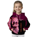 virginia tech hokies skull motif maroon black hoodie best selling