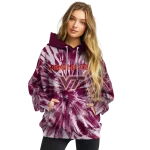 virginia tech hokies tie dye pattern maroon hoodie best selling