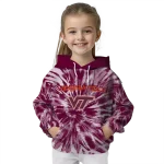 virginia tech hokies tie dye pattern maroon hoodie best selling